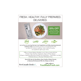 Food Made Fresh print ad - Charmaine Lyons Design