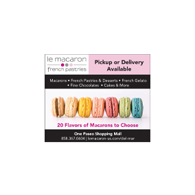 TLe Macaron French Pastries web ad - Charmaine Lyons Design